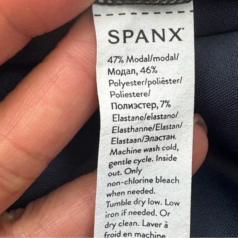 SPANX Air Essential Wide Leg Jumpsuit Off the Shoulder Design Sz. 1X - Picture 16 of 17